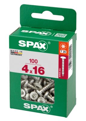 VBA Vis bois agglo Tête ronde TR Pozi N°2 4X16 Acier zingué-4000 pièces