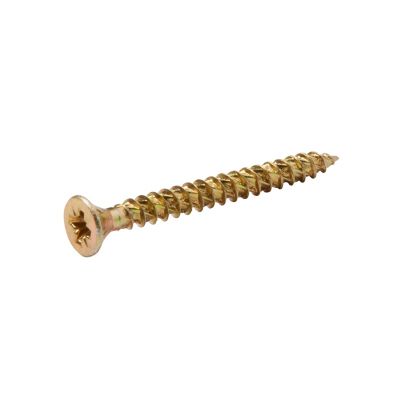 Vis à bois Turbodrive Premium pozidriv zinguée jaune 3x30 mm - 20 pièces