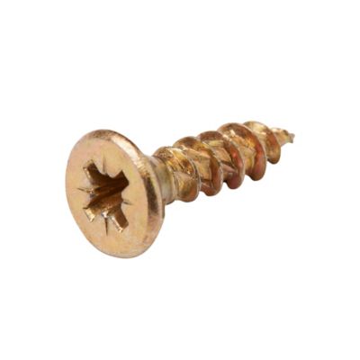 Vis à bois Turbodrive Premium pozidriv zinguée jaune 5x20 mm - 20 pièces