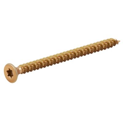 Vis à bois Turbodrive Premium torx zinguée jaune 4x60 mm - 100 pièces