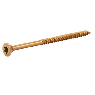 Vis à bois Turbodrive Premium torx zinguée jaune 5x80 mm - 200 pièces