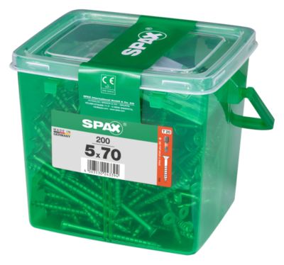 Vis à Bois SPAX T-STAR Plus - Diamètre 3.5 Mm, Longueur 40 Mm - Acier WIROX - Lot De 1000 Pièces - Neuf