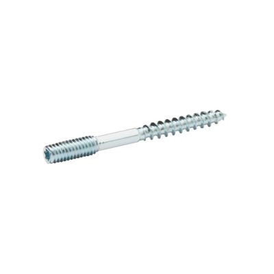 Vis à double filetage (métal/bois) 4x40 zingués mm - 5 pièces