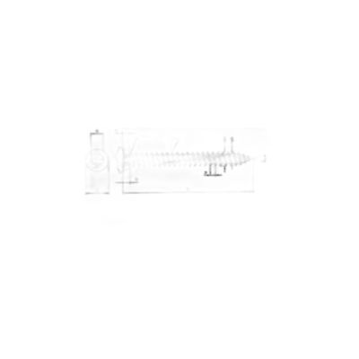 vis béton pour fixation de châssis tête fraisée torx t30 zingué - 7,5 x 72 mm- vendu par 200