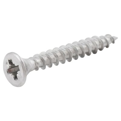 Vis à bois en acier inoxydable A4 pozidriv 4x30 mm - 20 pièces | Castorama