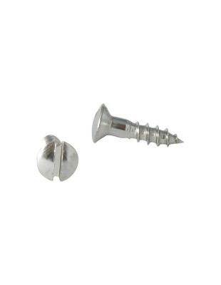 Vis bois Inox A2 Tête fraisée bombée TFB Fendue 3.5X25 - 1 pièce