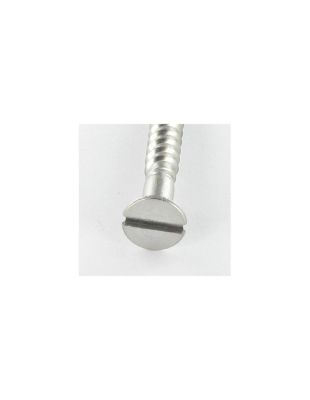 Vis bois Inox A2 Tête fraisée Fendue 5X25 - 1 pièce