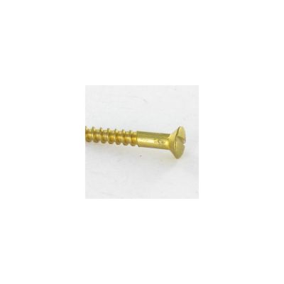 Vis bois Laiton Tête fraisée bombée TFB Fendue 4X35 - 10 pièces | Castorama