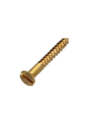 Vis bois Laiton Tête fraisée Fendue 6X40 - 1 pièce