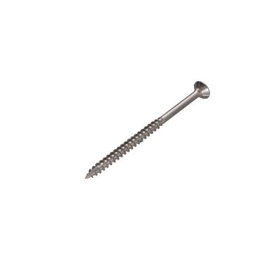 Vis bois TEKOR Inox A2 Tête fraisée Cranté TORX T25 5X90 Filetée sur 60 Pointe antifendage type 17 - 1 pièce