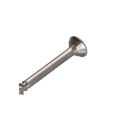 Vis bois TEKOR Inox A2 Tête fraisée Cranté TORX T25 5X90 Filetée sur 60 Pointe antifendage type 17 - 1 pièce
