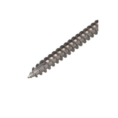 Vis bois TEKOR Inox A2 Tête fraisée Cranté TORX T25 5X90 Filetée sur 60 Pointe antifendage type 17 - 1 pièce