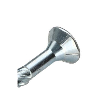 Vis charpente TEKOR Tête fraisée Cranté TORX T25 5X90 Filetée sur 47 Pointe antifendage type 17 Acier zingué - 1 pièce
