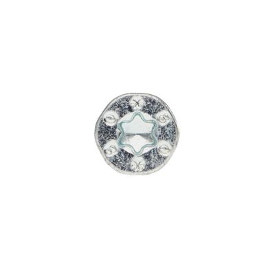 Vis charpente TEKOR Tête fraisée Cranté TORX T25 5X90 Filetée sur 47 Pointe antifendage type 17 Acier zingué - 1 pièce