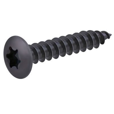Vis de charnière zinguée noire 3,5x40 mm - 20 pièces
