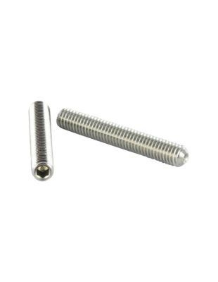 Vis métaux Inox A2 Sans tête six pans creux (sthc) Clé de 4 HC4 M8X35 Bout cuvette - 10 pièces