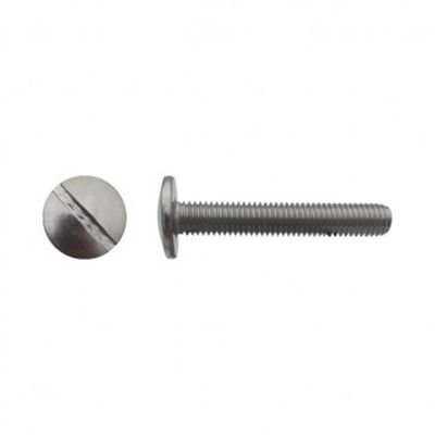vis poêlier tête ronde large fendue inox a2 - 8 x 70 mm- vendu par 100
