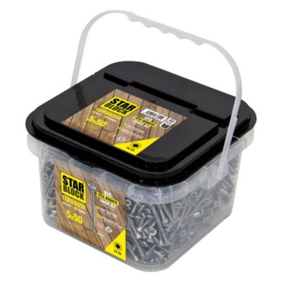 Vis pour terrasse inox A2 5 x 50, 1000 pièces