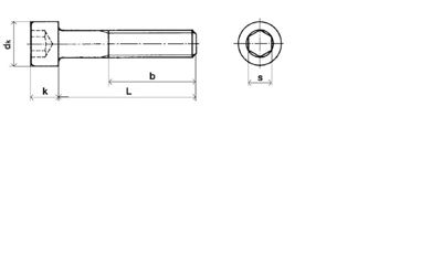 vis tête cylindrique six pans creux (chc) din 912 inox a2 - 10 x 70 mm- vendu par 100