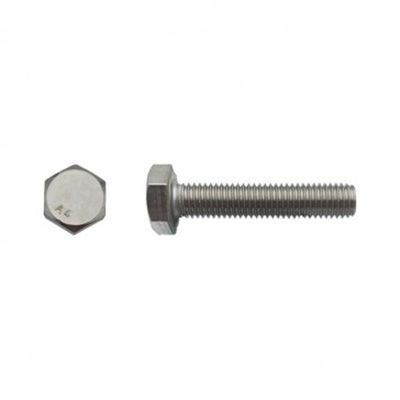vis tête hexagonale totalement filetée inox a4 - 8 x 45 mm- vendu par 100