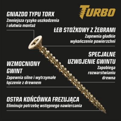 Vis tête fraisée double empreinte pz Turbo vendue par 1400 pièces