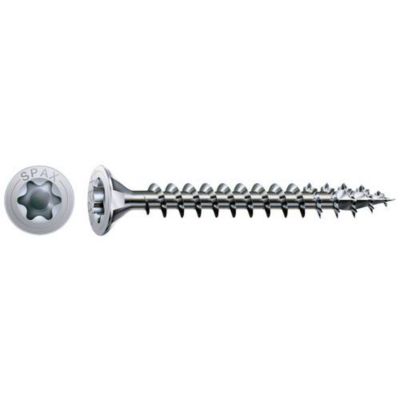 Vis universelle SPAX WIROX Torx, 4 x 25 mm, tête fraisée, filetage total, boîte de 200