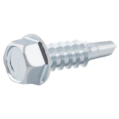Vis zinguée autoperceuses à tête hexagonale, 4,8x19 mm - 100 pièces