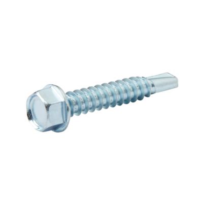Vis zinguée autoperceuses à tête hexagonale, 5,5x32 mm - 25 pièces
