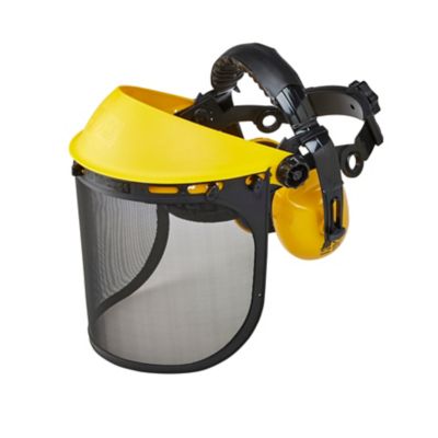 Visière de protection avec casque antibruit Site