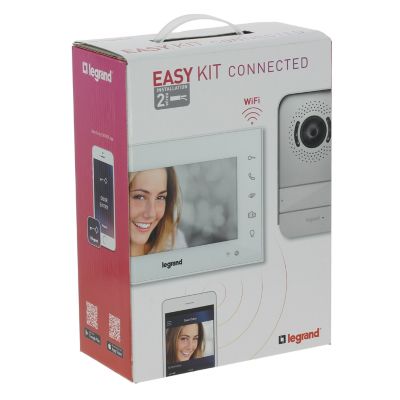 Visiophone connecté Legrand Easy kit écran blanc 7"