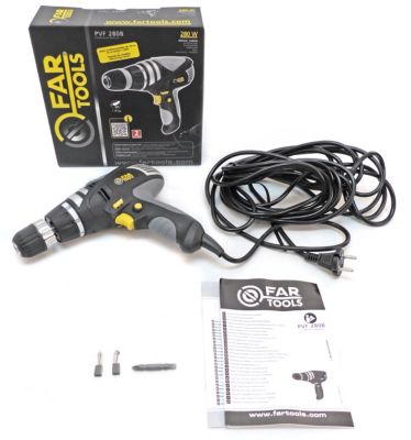 Visseuse 280W PVF 280 avec cable electrique 10m et mandrin autoserrant 10mm - FARTOOLS - 115011