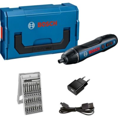 Visseuse 3,6V à batterie intégrée Go Professional + coffret L-BOXX - BOSCH - 06019H2101