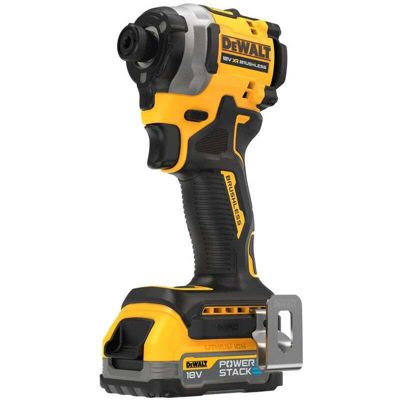 Visseuse a choc dewalt powerstack dcf850e1t 475 W Brushless 205.0 Nm sans fil 18 V (avec batterie)