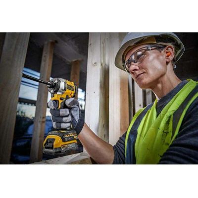 Visseuse a choc dewalt powerstack dcf850e1t 475 W Brushless 205.0 Nm sans fil 18 V (avec batterie)