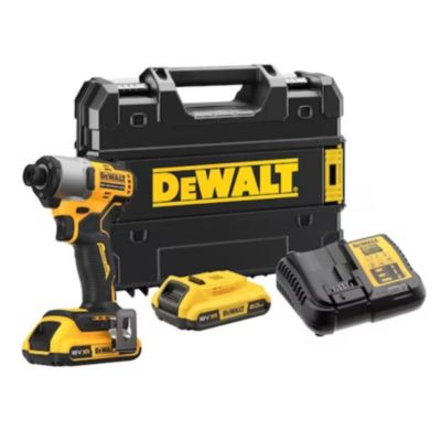 Visseuse a chocs 18V BRUSHLESS + 2 batteries + chargeur + coffret T-STAK - DEWALT - DCF840D2T
