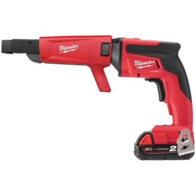 Visseuse à bandes sans fil Milwaukee 18V Li-Ion M18 FSGC202X avec 2 batteries de 2,0Ah