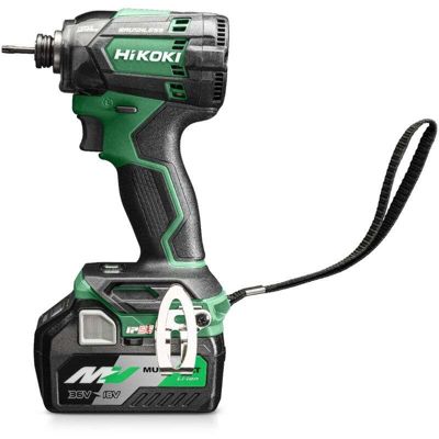 Visseuse à choc HIKOKI WH18DCWRZ Multi Volt 18V/36V, 210 Nm, 2 batteries 4,0 Ah, coffret Hit Case.