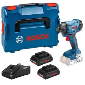 Visseuse à chocs 18V Bosch GDR 18V-160 + 2 batteries ProCORE 4 Ah + chargeur + L-BOXX - BOSCH - 06019G510Q