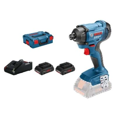 Visseuse à chocs 18V Bosch GDR 18V-160 + 2 batteries ProCORE 4 Ah + chargeur + L-BOXX - BOSCH - 06019G510Q