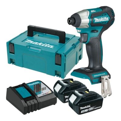 Visseuse À Chocs 18v Li-ion Makita Dtd155rfj 140 Nm - 2 Batteries 3ah + Coffret + Chargeur
