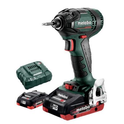 Visseuse à chocs 18V SSD 18 LTX 200 BL  + 2 batteries 4Ah + chargeur + coffret METABOX - METABO - 602396800