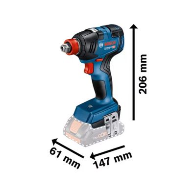 Visseuse à chocs/boulonneuse 18V GDX 18V-200 Professional (sans batterie ni chargeur) - BOSCH - 06019J2204