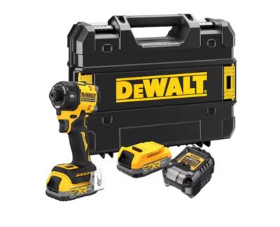 Visseuse à chocs hydraulique XR 18V Brushless DCF870E2T-QW avec 2 batteries 18V 1,7Ah, chargeur et TSTAK