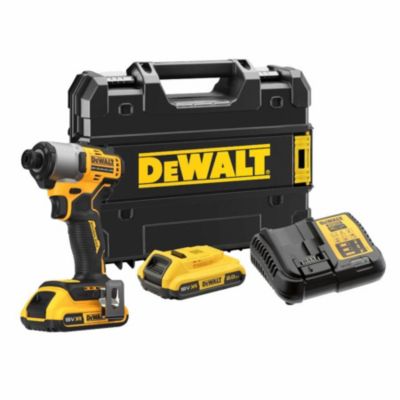 Visseuse à chocs XR 18V Brushless DCF840D2T-QW, 18V, 192 Nm, 2x2,0 Ah, coffret TSTAK