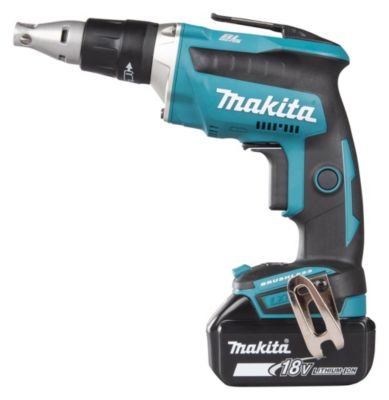 Visseuse plaque de plâtre 18 V LXT DFS452RTJ - kit 2 batteries 18 V 5,0 Ah, chargeur rapide et MAKPAC
