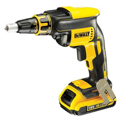 Visseuse plaquiste 18V + 2 batteries 2Ah + chargeur + coffret TSTAK - DEWALT - DCF620D2K-QW