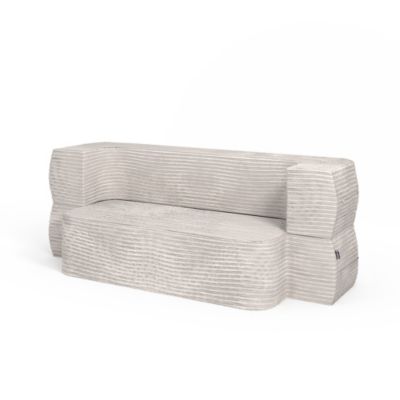 Vitalispa Canapé Beige 190cm avec fonction de couchage