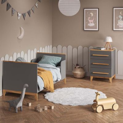 Vitalispa Commode avec tiroirs Gris 53.4x88cm