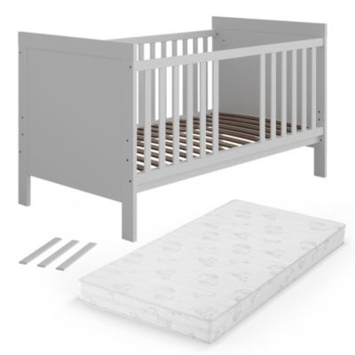 Vitalispa Lit bébé Blanc 144.4x83cm avec matelas