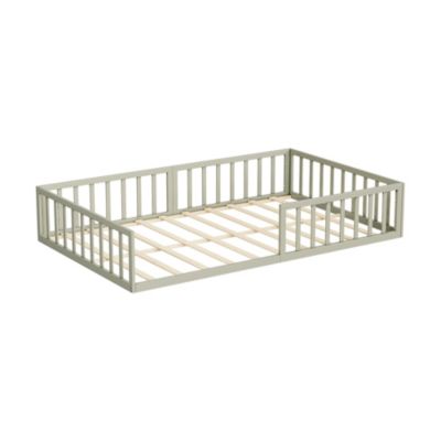 Vitalispa Lit pour enfant Grège 205x125cm sans matelas